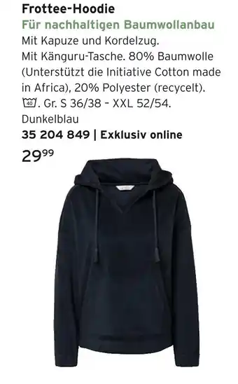 Tchibo Frottee-hoodie Angebot