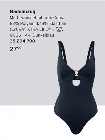 Tchibo Badeanzug Angebot