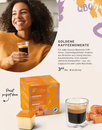 Tchibo Qbo espresso caramel Angebot