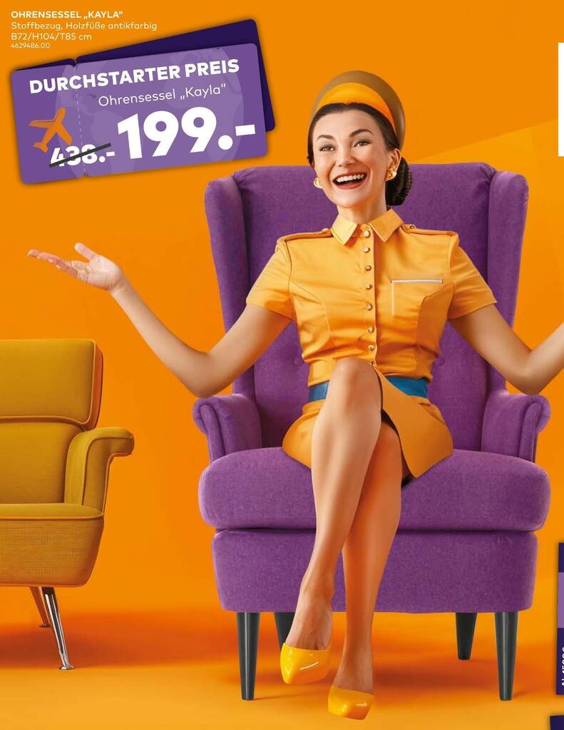 Ohrensessel kayla Angebot bei porta