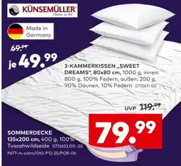 porta Künsemüller 3-kammerkissen „sweet dreams“ oder sommerdecke Angebot