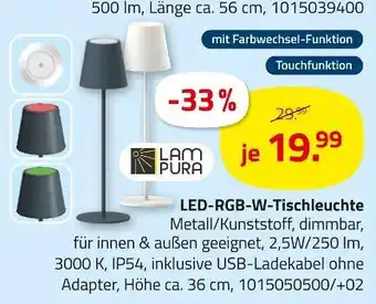 ROLLER Lampura led-rgb-w-tischleuchte Angebot
