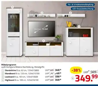 ROLLER Möbelprogramm Angebot