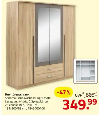 ROLLER Drehtürenschrank Angebot