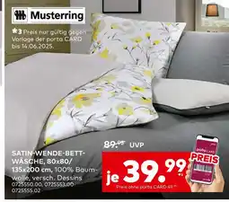 porta Musterring satin-wende-bettwäsche Angebot