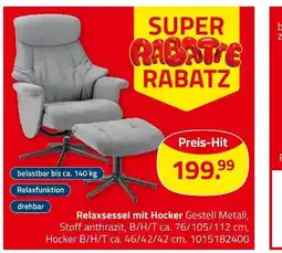 ROLLER Relaxsessel mit hocker Angebot