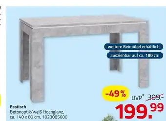 ROLLER Esstisch Angebot