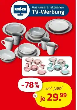 ROLLER Roller geschirrset Angebot
