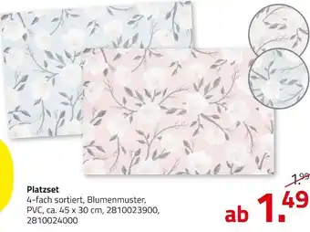 ROLLER Platzset Angebot