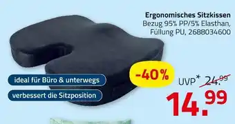 ROLLER Ergonomisches sitzkissen Angebot