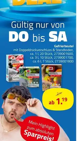 ROLLER Gefrierbeutel Angebot