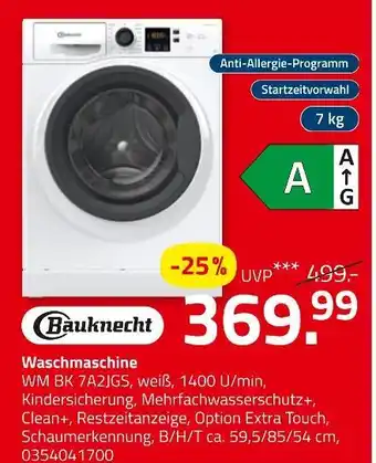 ROLLER Bauknecht waschmaschine Angebot