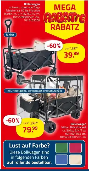 ROLLER Bollerwagen Angebot