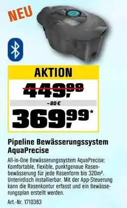 OBI Aquaprecise pipeline bewässerungssystem Angebot