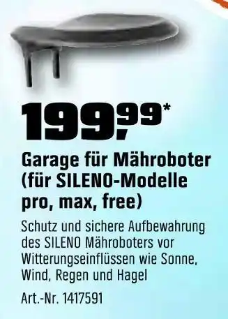 OBI Garage für mähroboter (für sileno-modelle pro, max, free) Angebot
