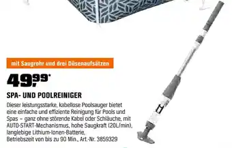 OBI Spa- und poolreiniger Angebot