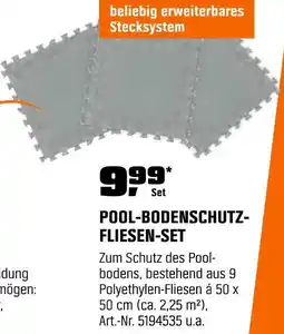 OBI Pool-bodenschutzfliesen-set Angebot
