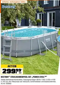 OBI Bestway stahlrahmenpool-set power steel Angebot