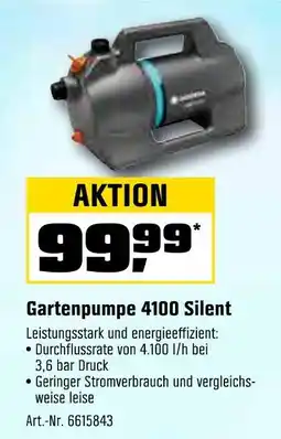 OBI Gartenpumpe 4100 silent Angebot