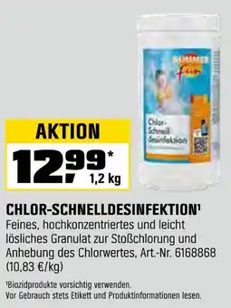 OBI Chlor-schnelldesinfektion Angebot