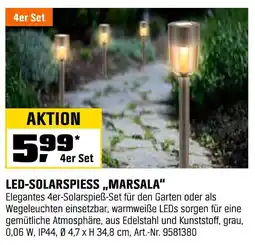 OBI Led-solarspiess „marsala“ Angebot
