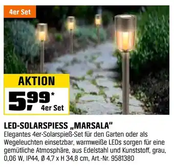OBI Led-solarspiess „marsala“ Angebot