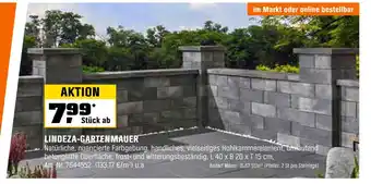 OBI Lindeza-gartenmauer Angebot