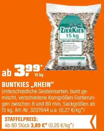 OBI Zierkies buntkies „rhein“ Angebot
