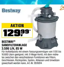 OBI Bestway sandfilteranlage 3.596 l/h, 85 w Angebot