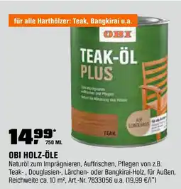 OBI Obi teak-öl plus Angebot