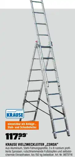 OBI Krause vielzweckleiter corda Angebot