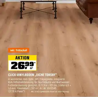 OBI Click-vinylboden „eiche torsby“ Angebot