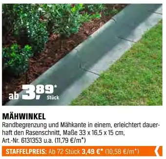 OBI Mähwinkel Angebot