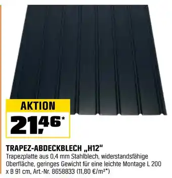 OBI Trapez-abdeckblech „h12“ Angebot