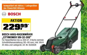 OBI Bosch bosch akku-rasenmäher citymower 18v-32-300 Angebot