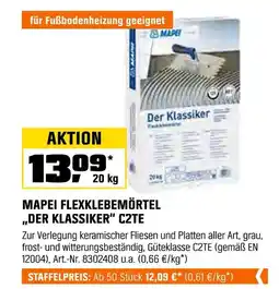 OBI Mapei flexklebemörtel „der klassiker“ c2te Angebot