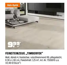 OBI Feinsteinzeug „timberfox“ Angebot