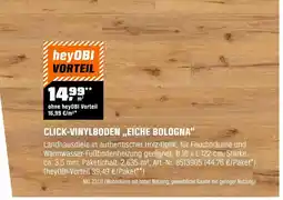 OBI Heyobi click-vinylboden „eiche bologna“ Angebot