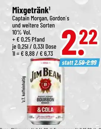 trinkgut Jim beam mixgetränk Angebot