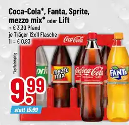 trinkgut Coca-cola coca-cola, fanta, sprite, mezzo mix oder lift Angebot