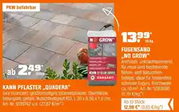 OBI Dansand fugensand no grow oder kann pflaster „quadera“ Angebot