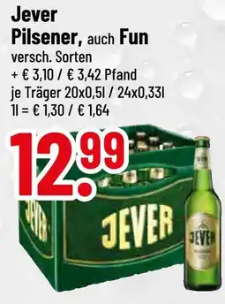 trinkgut Jever pilsener, auch fun Angebot