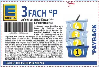 Edeka Edeka 3fach °p Angebot