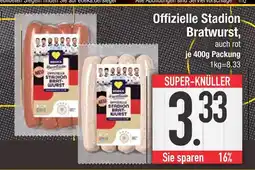 Edeka Edeka offizielle stadion bratwurst, auch rot Angebot