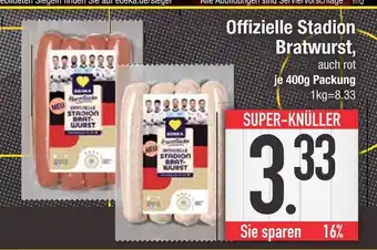 Edeka Edeka offizielle stadion bratwurst, auch rot Angebot