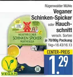 Edeka Rügenwalder mühle veganer schinken-spicker Angebot