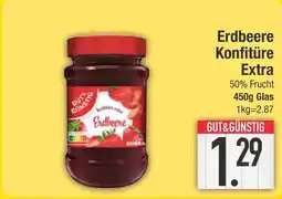 Edeka Gut&günstig erdbeere konfitüre extra Angebot