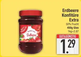 Edeka Gut&günstig erdbeere konfitüre extra Angebot