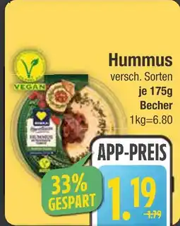 Edeka Vegan hummus Angebot