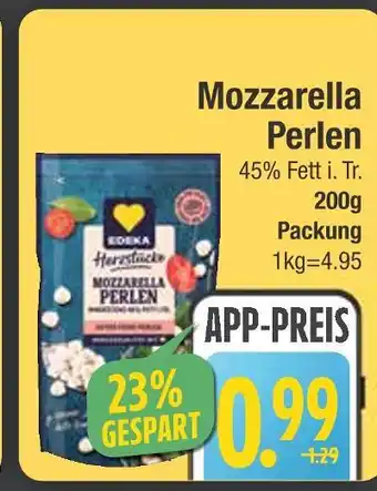 Edeka Edeka mozzarella perlen Angebot